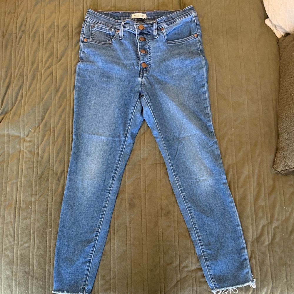 Madewell High Rise Blue Jeans